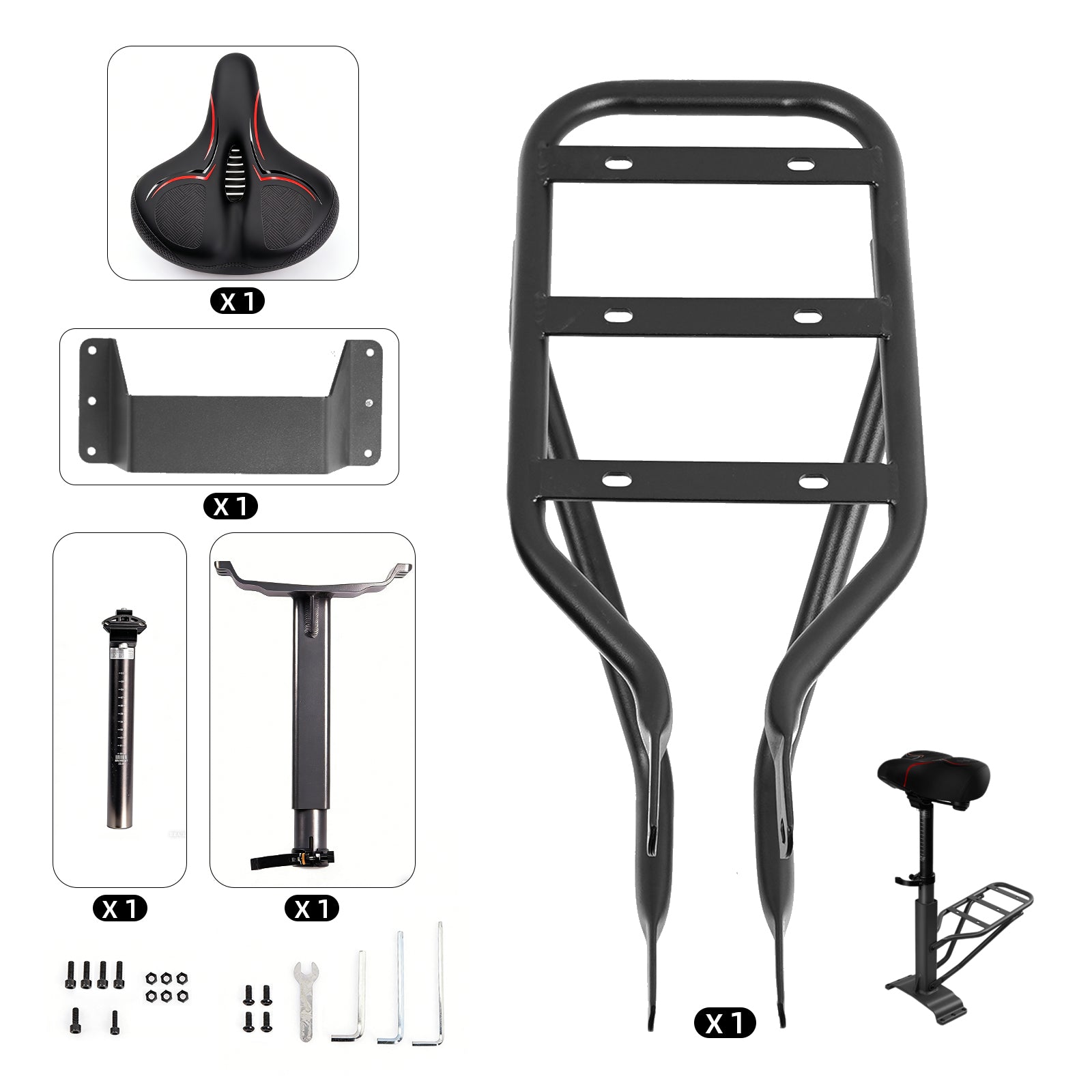 Removable Seat for RZ800 & RZ1000 - Black