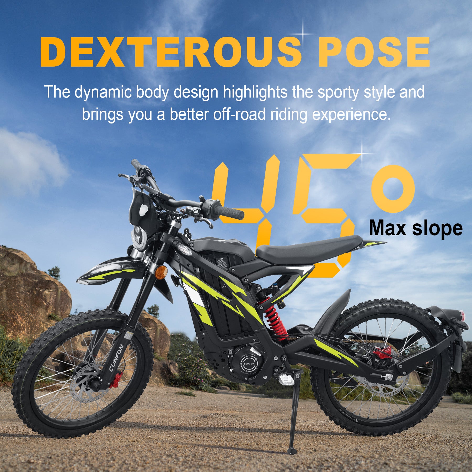 Cunfon Elektro-Dirtbike E Moto M300
