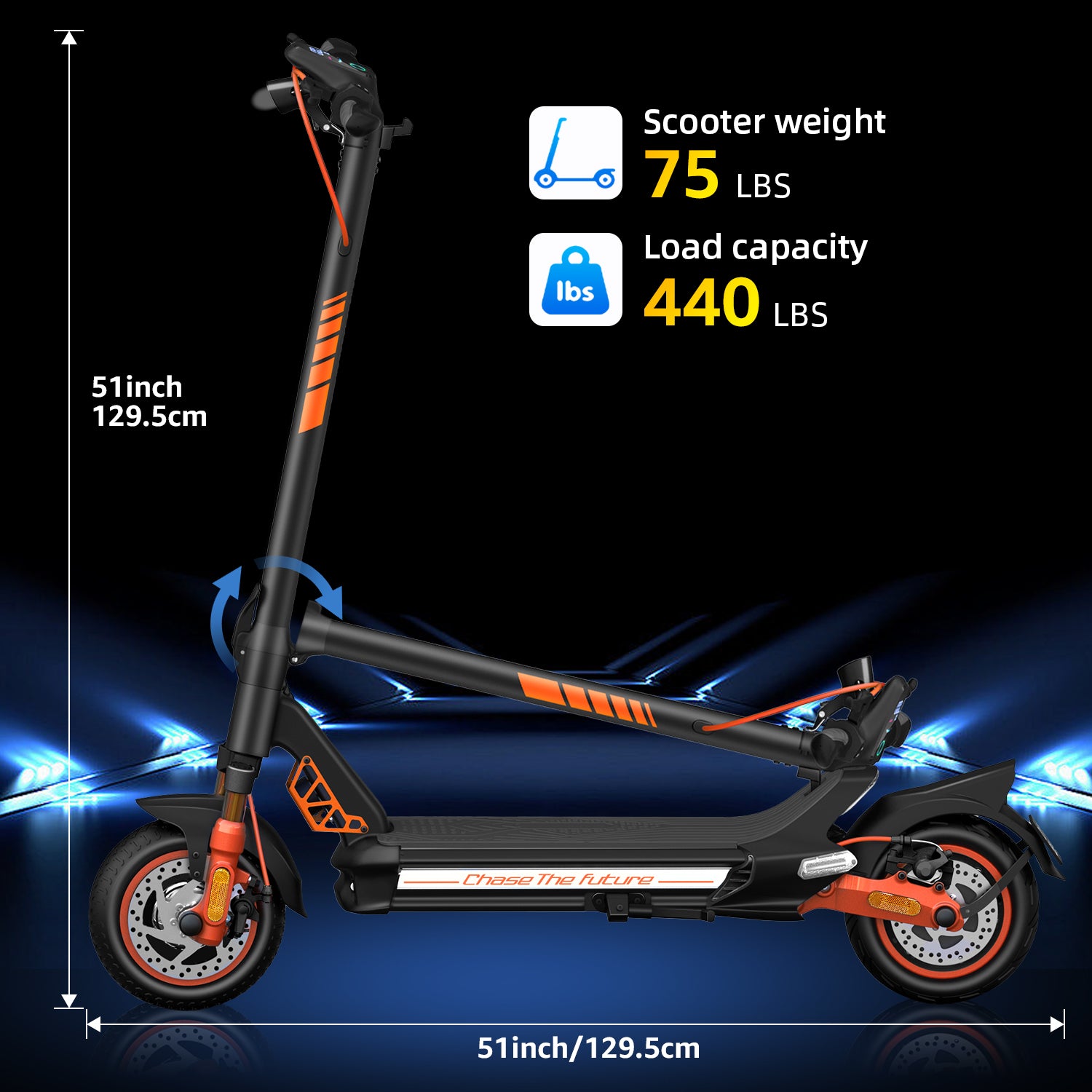 Scooter elettrico Cunfon Rz1000 2400 W - Doppio motore