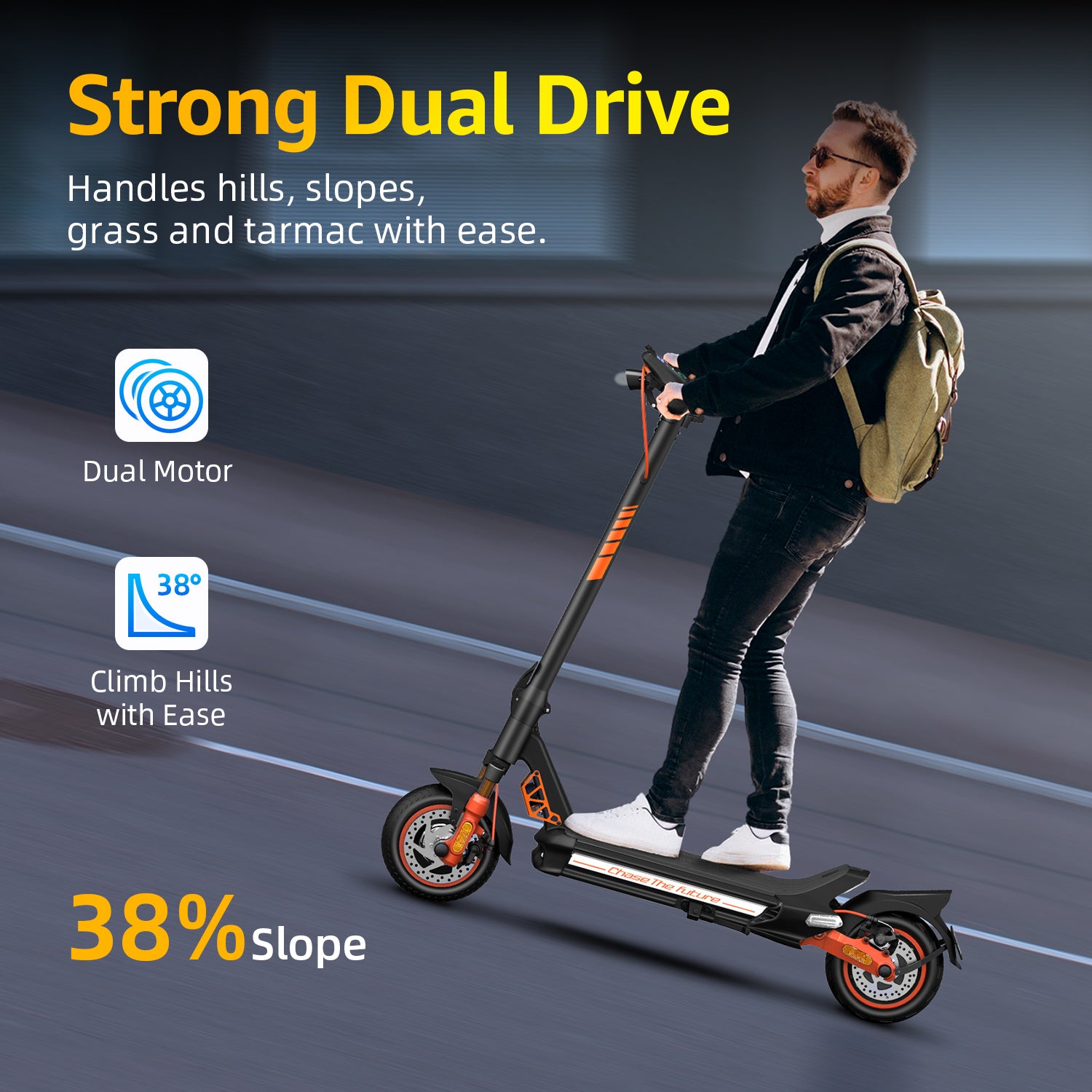 Scooter elettrico Cunfon Rz1000 2400 W - Doppio motore