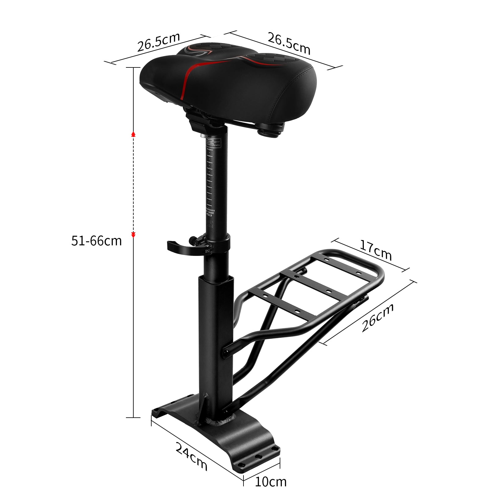 Removable Seat for RZ800 & RZ1000 - Black