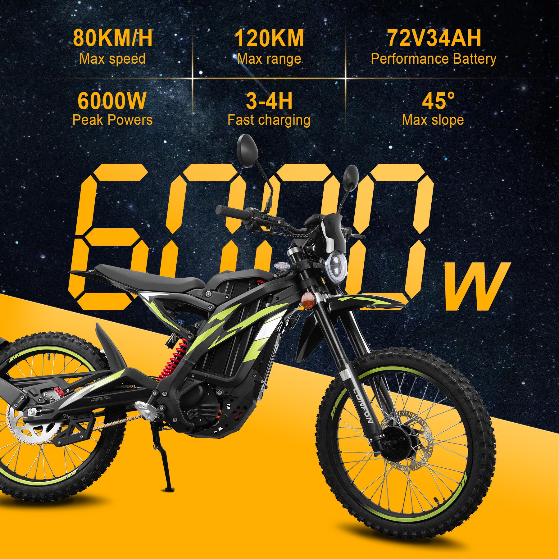 Cunfon Elektro-Dirtbike E Moto M300