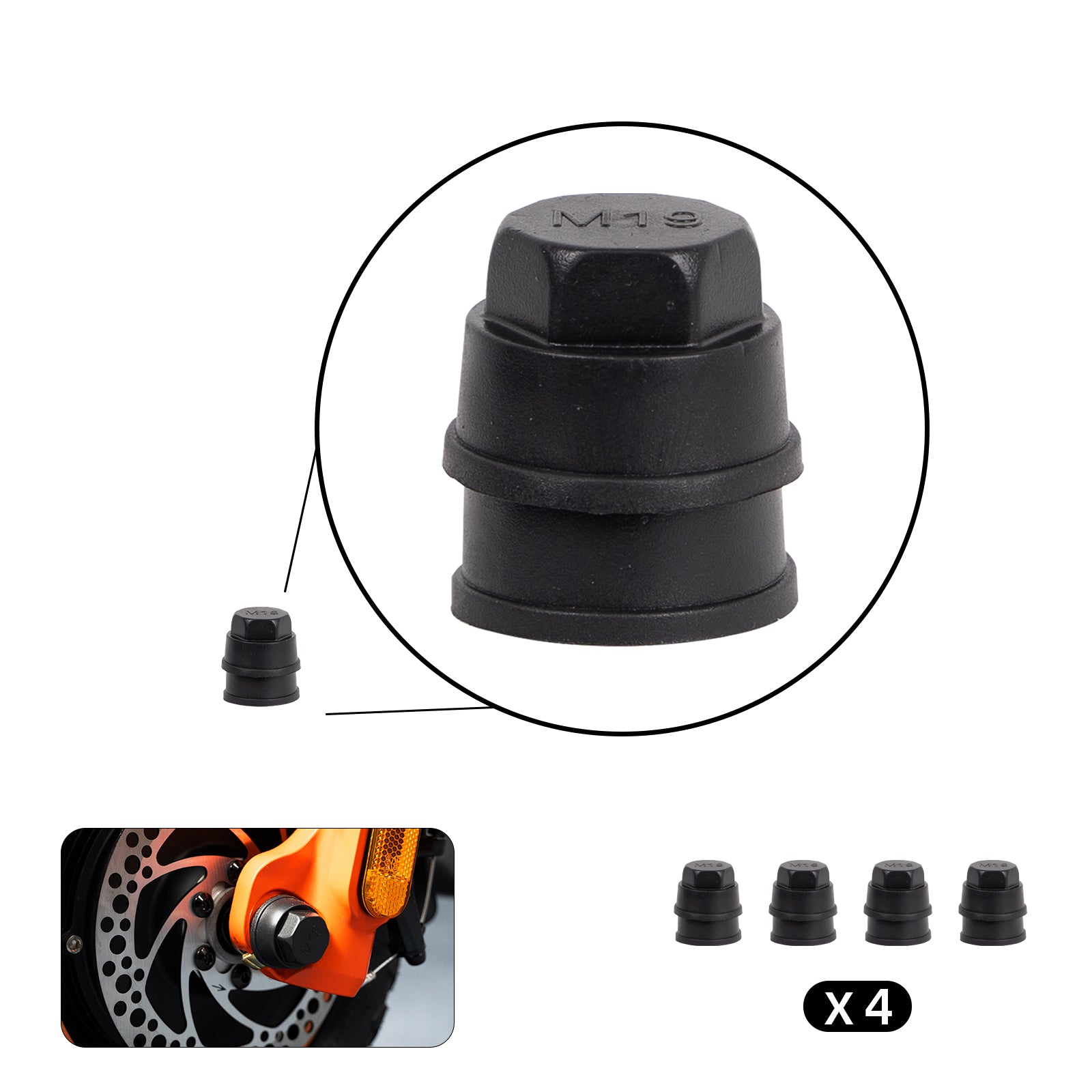 Bearing Protection Caps for RZ800 & RZ1000 - 4pack