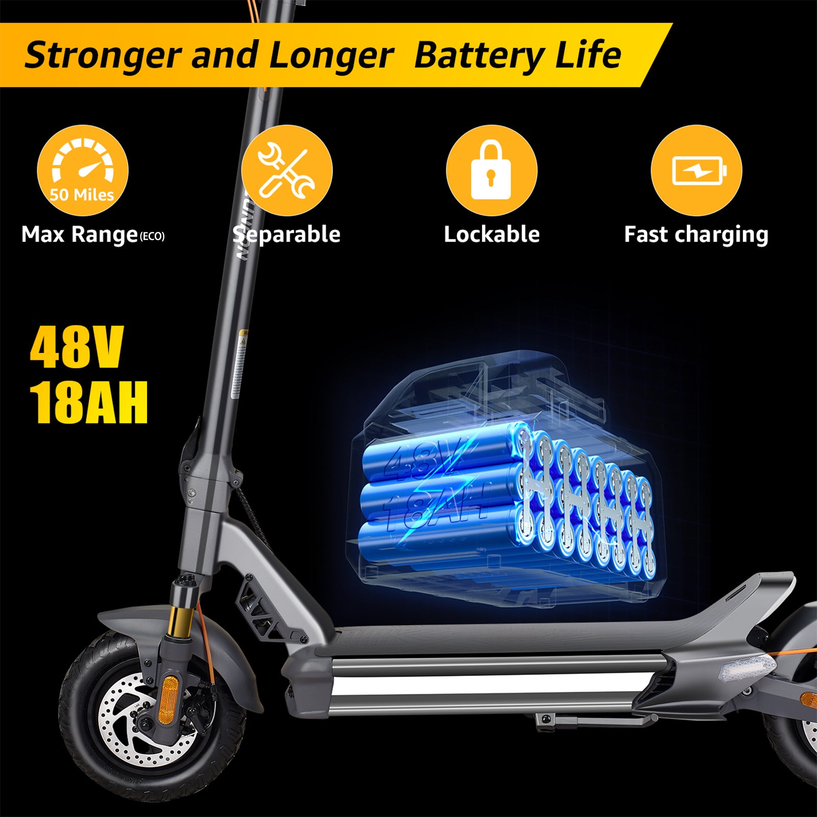 CUNFON RZ800 Electric Scooter 1200W