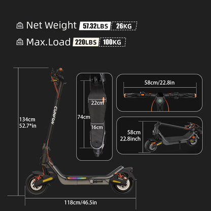 Cunfon RS500 Electric Scooter 1000W