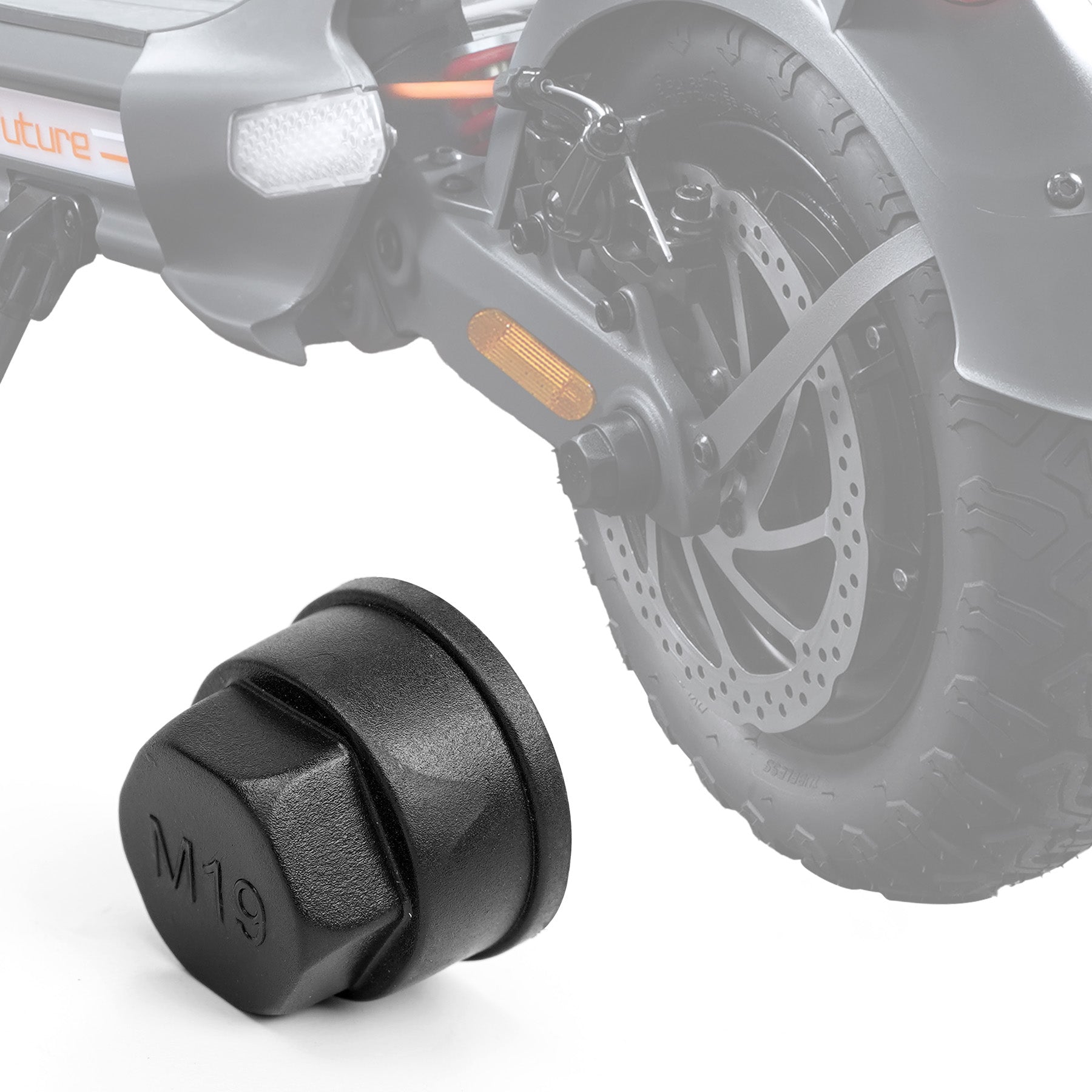 2 Paar Scooter-Reifenlagerkappen/-abdeckungen