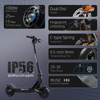 Cunfon RS500 Electric Scooter 1000W