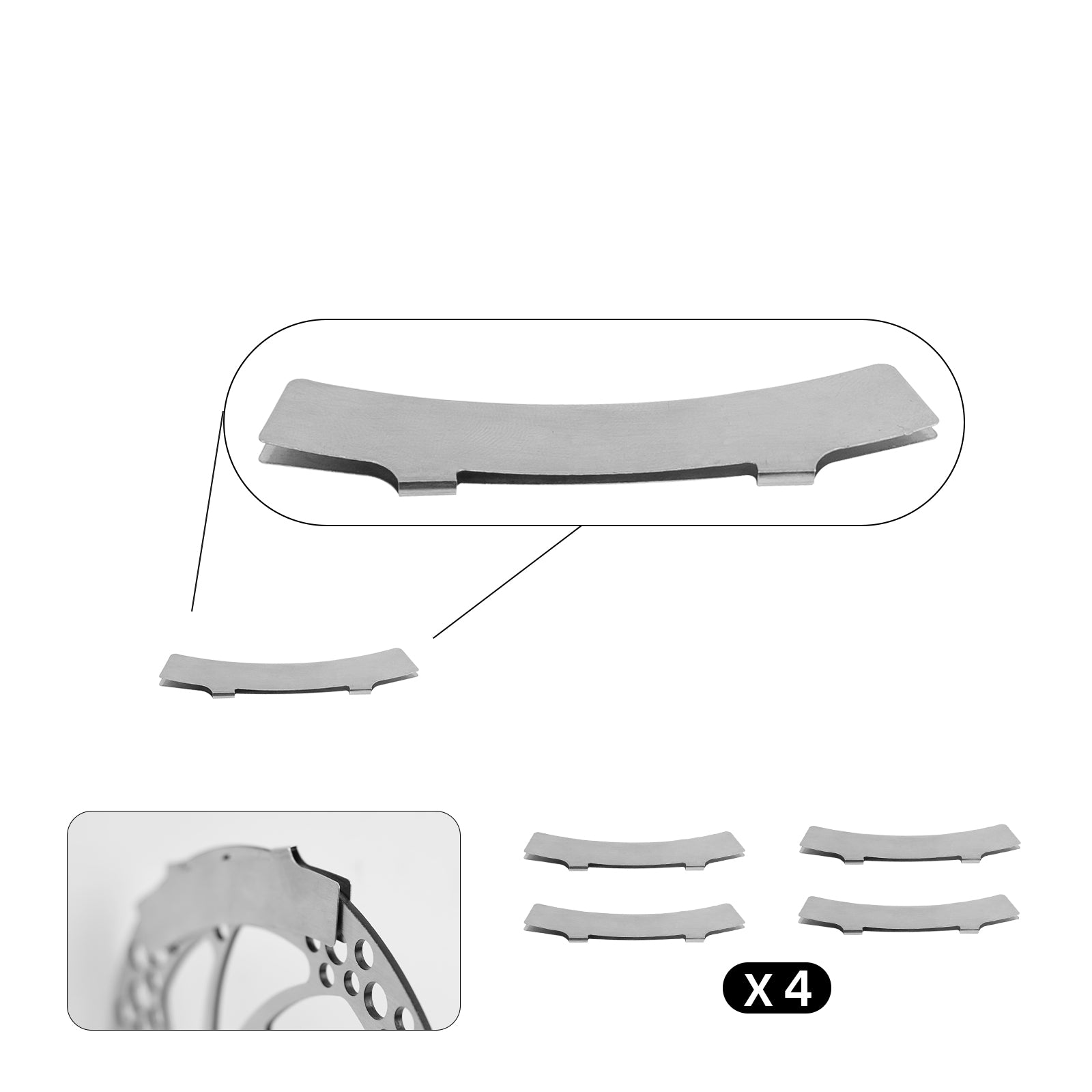 Disc Brake Pads for RZ800 & RZ1000 - 4pack